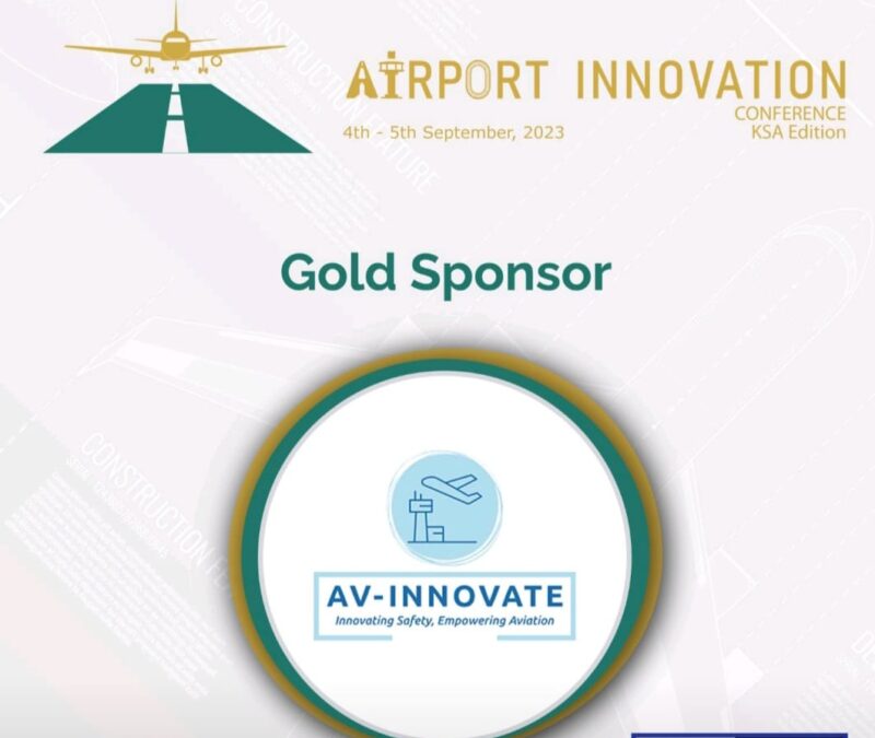 AV-INNOVATE: Proud Gold Sponsor of the Airport Innovation Conference 2023 in KSA